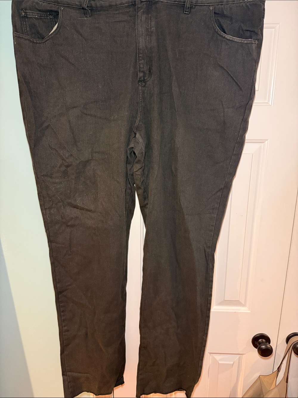Big & Tall Men’s  Straight Jeans - Black